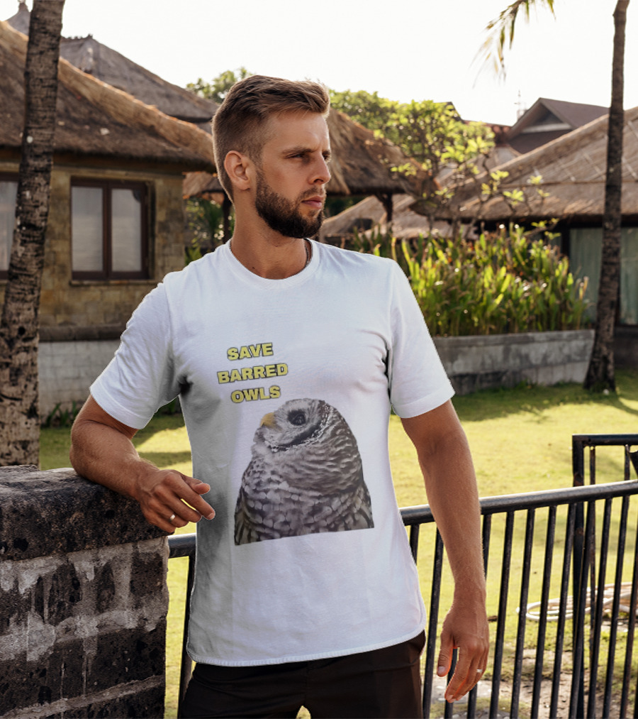 Save Barred Owls Barred Owl Conservation Appeal T-Shirt