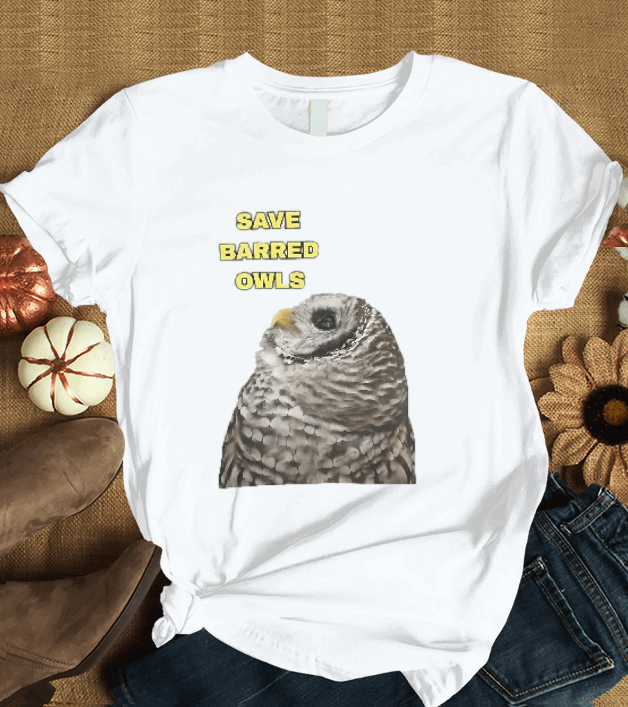 Save Barred Owls Barred Owl Conservation Appeal T-Shirt
