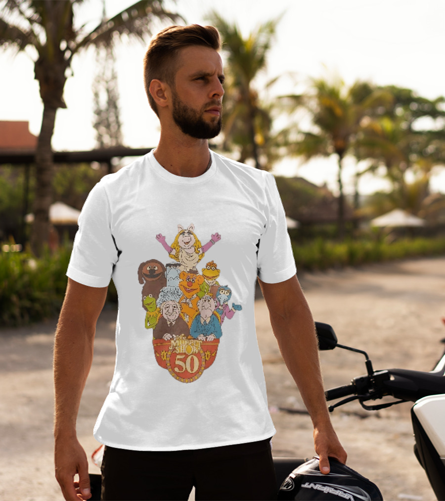 The Muppet Show Anniversary 50 Iconic Characters Celebration T-Shirt