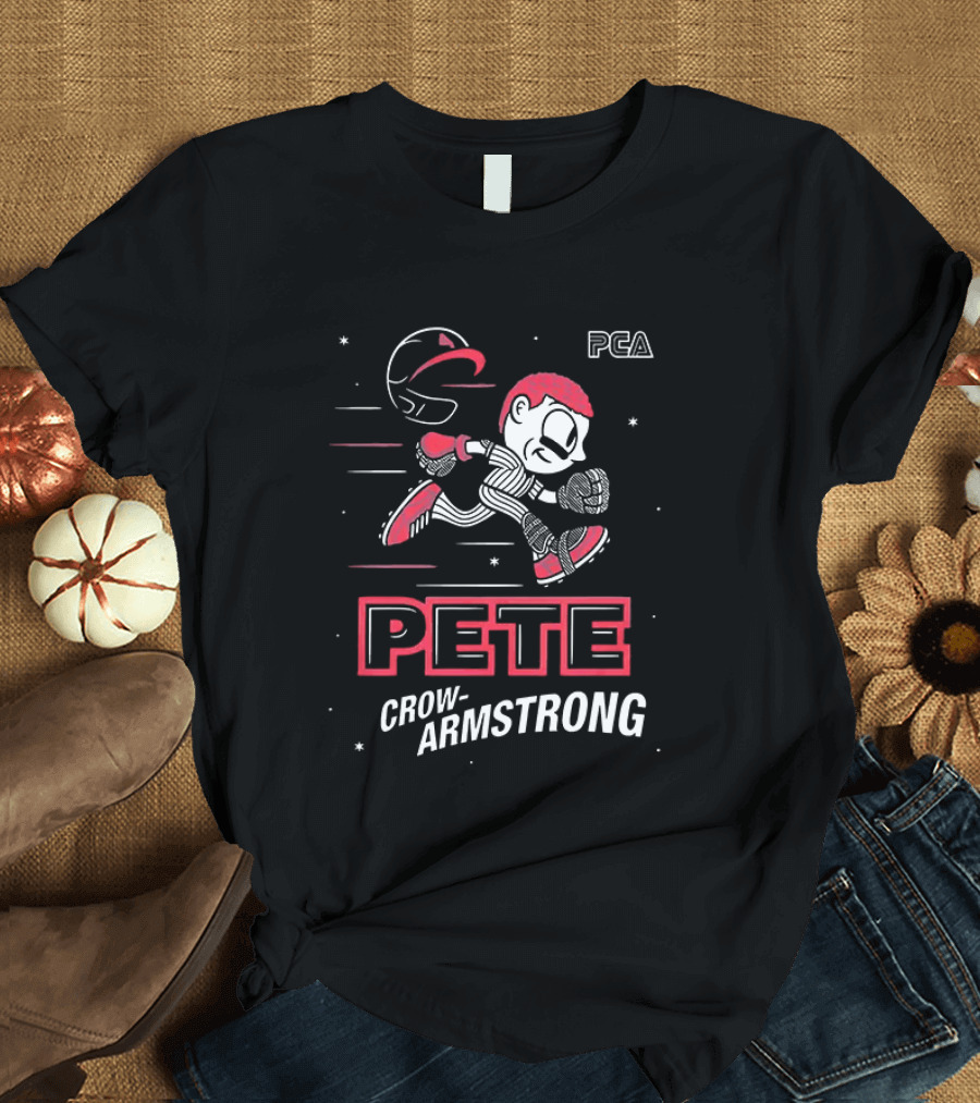 PCA Pete Crow Armstrong Super Speed Video Game Numbers T-Shirt