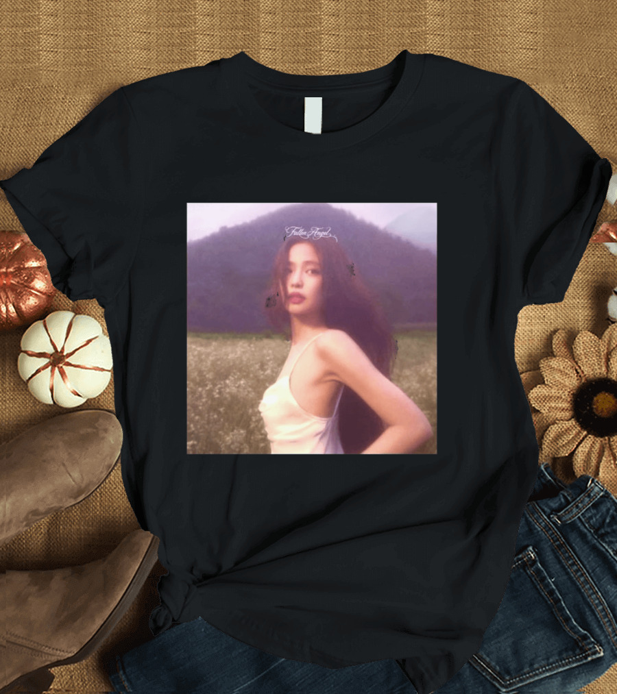 Jennie Fallen Angel EP Cover Photo Mountain Field Scene T-Shirt