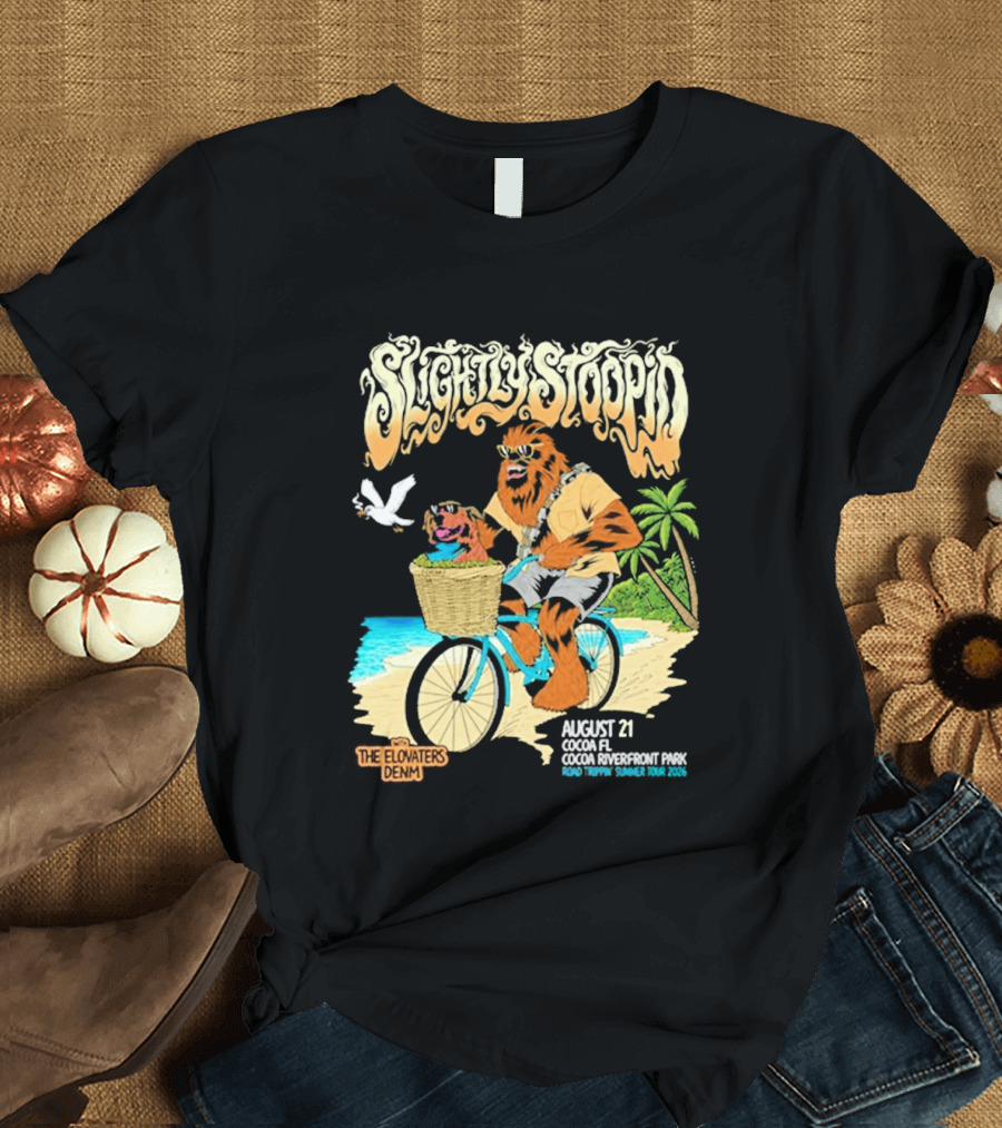 Slightly Stoopid Cocoa Riverfront Park August 21 The Elovaters Demn Event 2026 T-Shirt