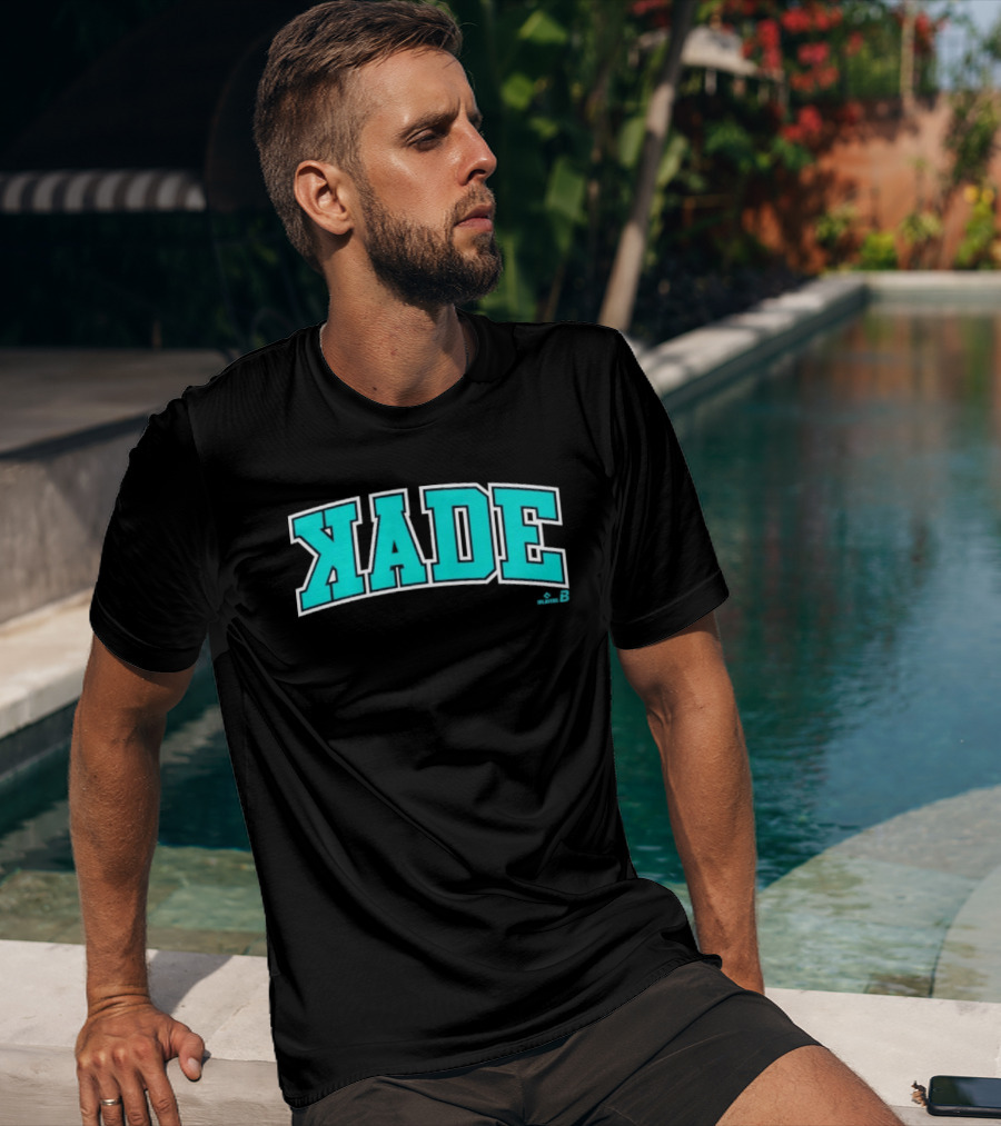 Kade Anderson Backwards K Bold Teal T-Shirt