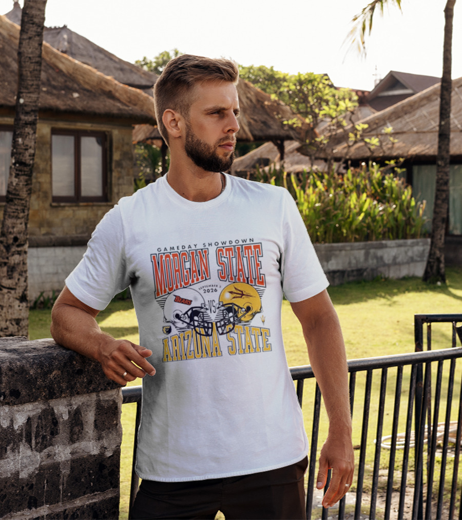 Gameday Showdown Morgan State Bears Vs Arizona State 2026 T-Shirt