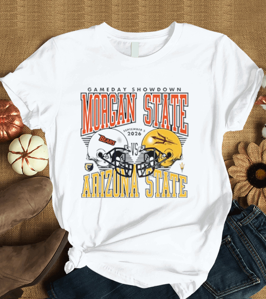 Gameday Showdown Morgan State Bears Vs Arizona State 2026 T-Shirt