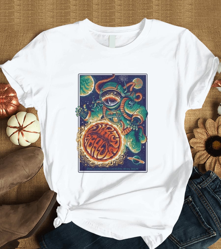Dirty Heads Cosmic Astronaut Tour The Woodlands TX 8 23 2026 Psychedelic Space Adventure T-Shirt