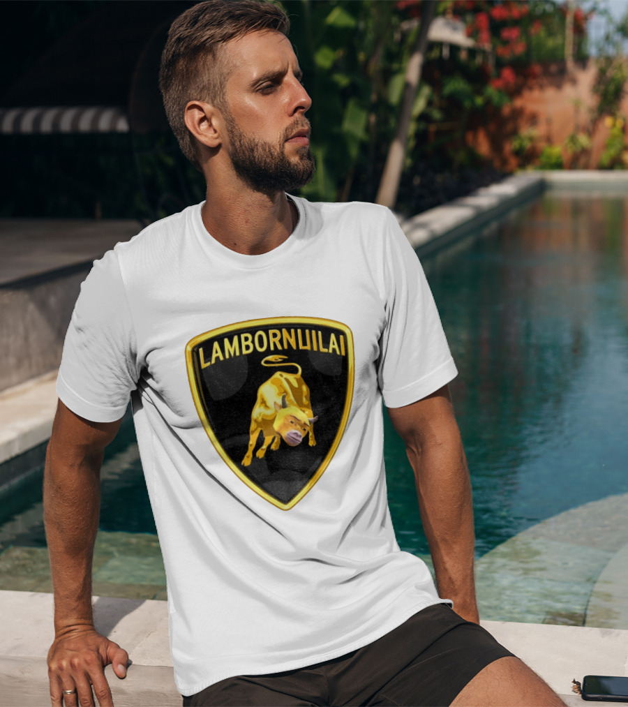 Lambornuilai Gold Bull Meme Niu Lai T-Shirt