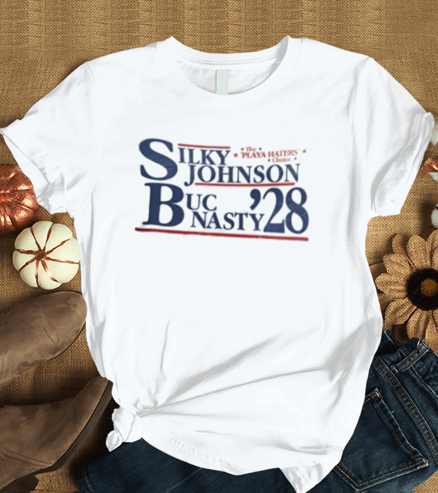 Silky Johnson Buc Nasty 28 The Playa Haters Choice T-Shirt