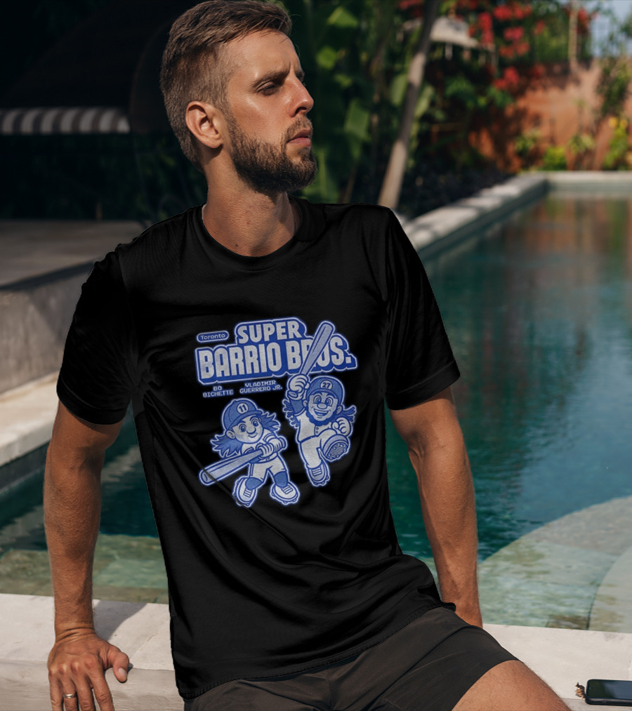 Toronto Super Barrio Bros Bo Bichette Vladimir Guerrero Jr 11 27 T-Shirt