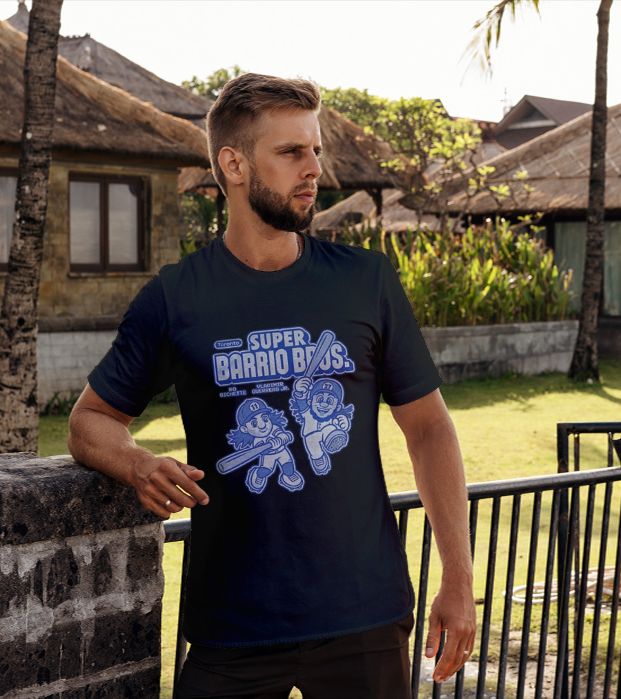 Toronto Super Barrio Bros Bo Bichette Vladimir Guerrero Jr 11 27 T-Shirt