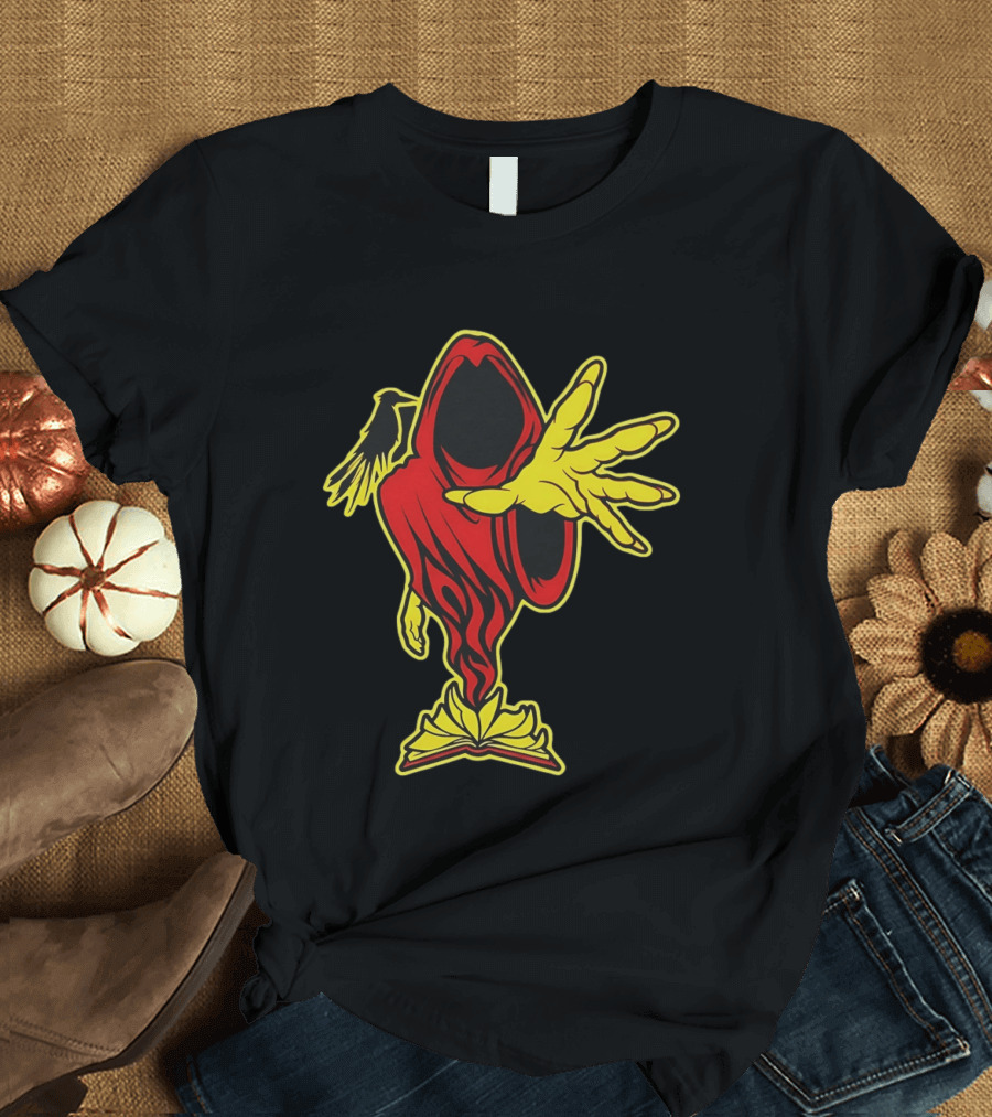 Insane Clown Posse Ringmaster Joker's Card Flame Hooded Figure T-Shirt