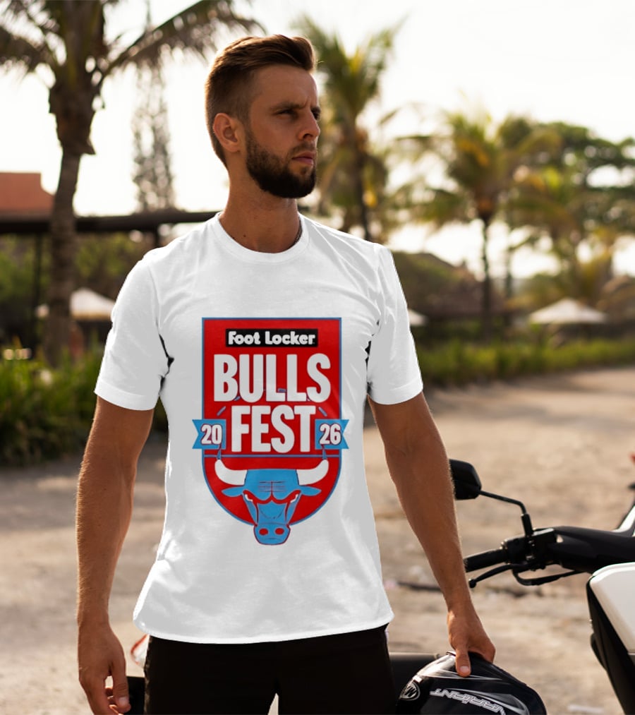 Chicago Bulls Fest 2026 Foot Locker Event T-Shirt