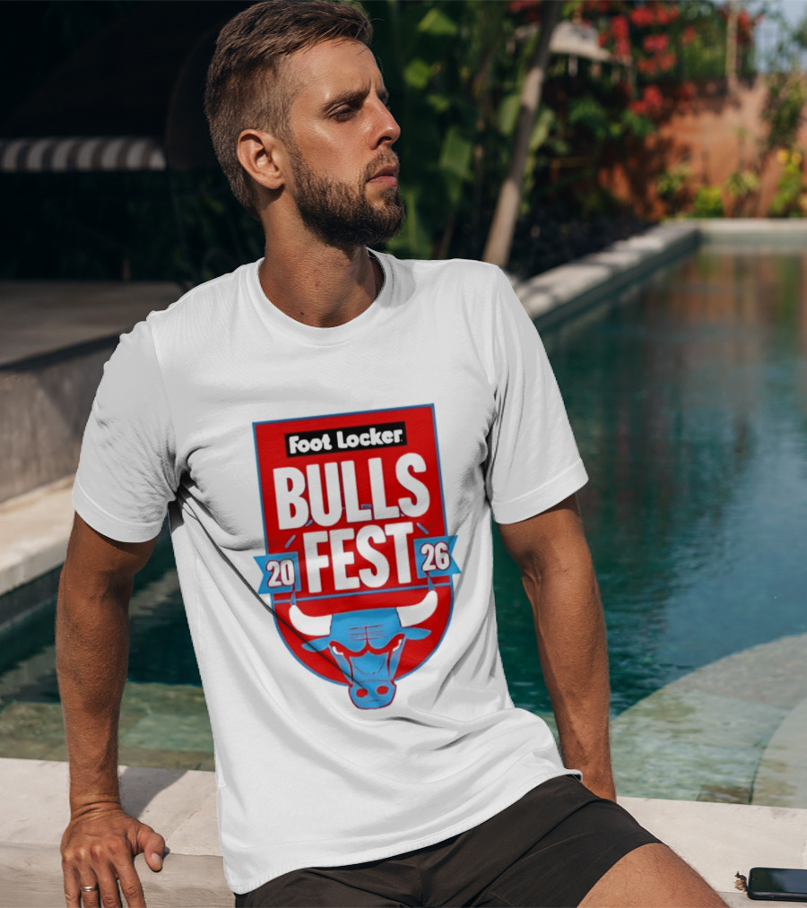 Chicago Bulls Fest 2026 Foot Locker Event T-Shirt