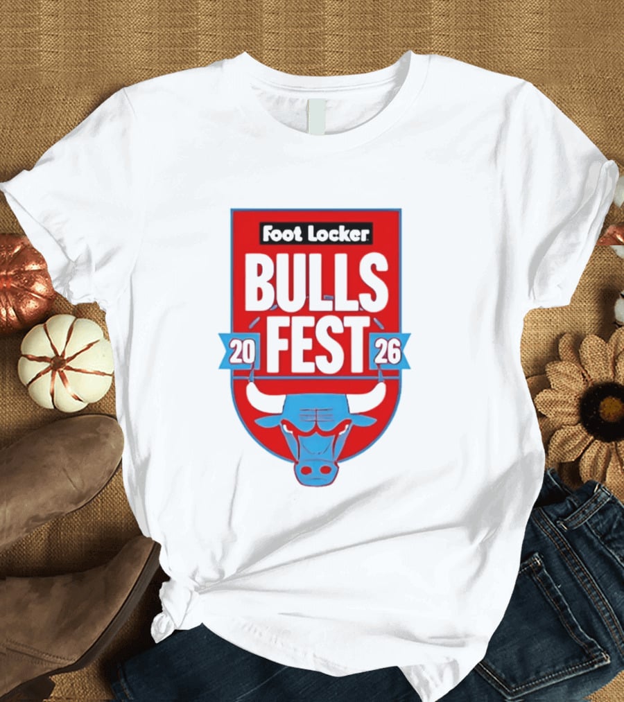 Chicago Bulls Fest 2026 Foot Locker Event T-Shirt