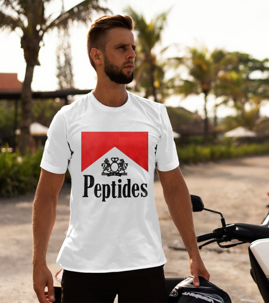Peptides 1929 Red Marlboro T-Shirt