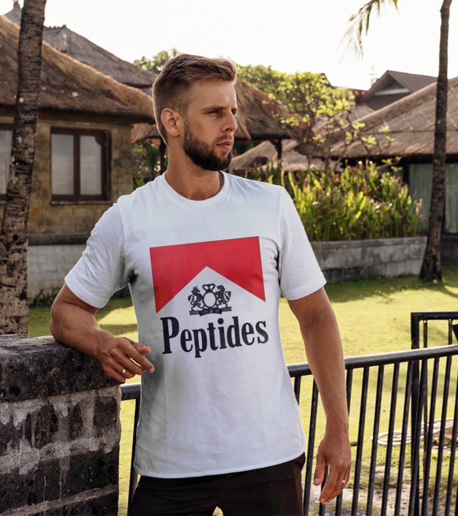 Peptides 1929 Red Marlboro T-Shirt