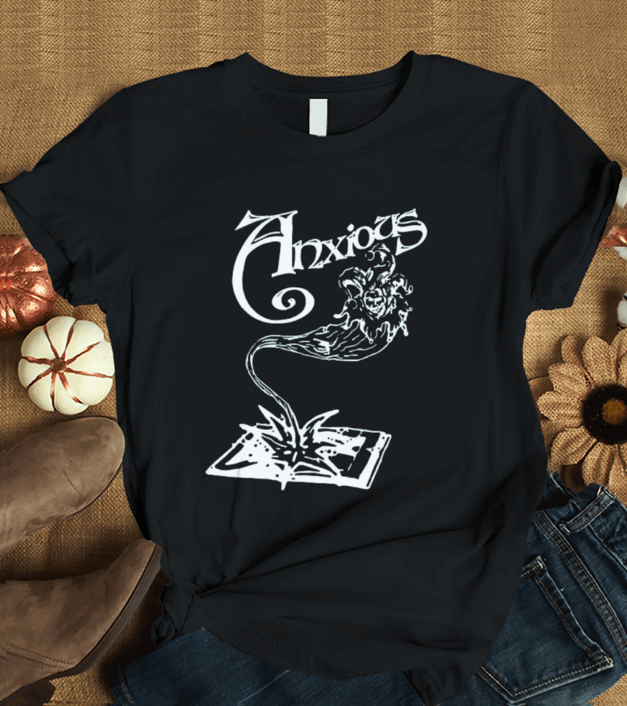 Anxious Gothic Flower Book Summer Fall Tour 2026 T-Shirt