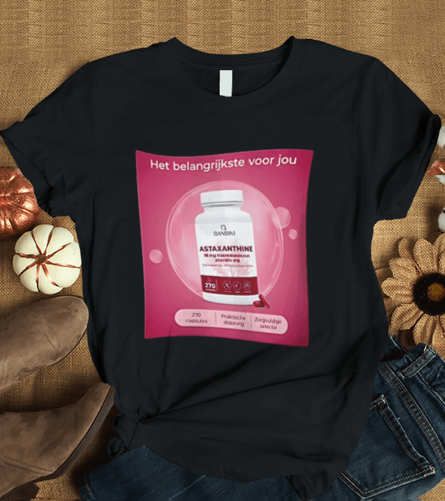 Het Belangrijkste Voor Jou Astaxanthine 18 Mg Haematococcus Pluvialis Alg 270 Capsules Zorghoede Selectie T-Shirt