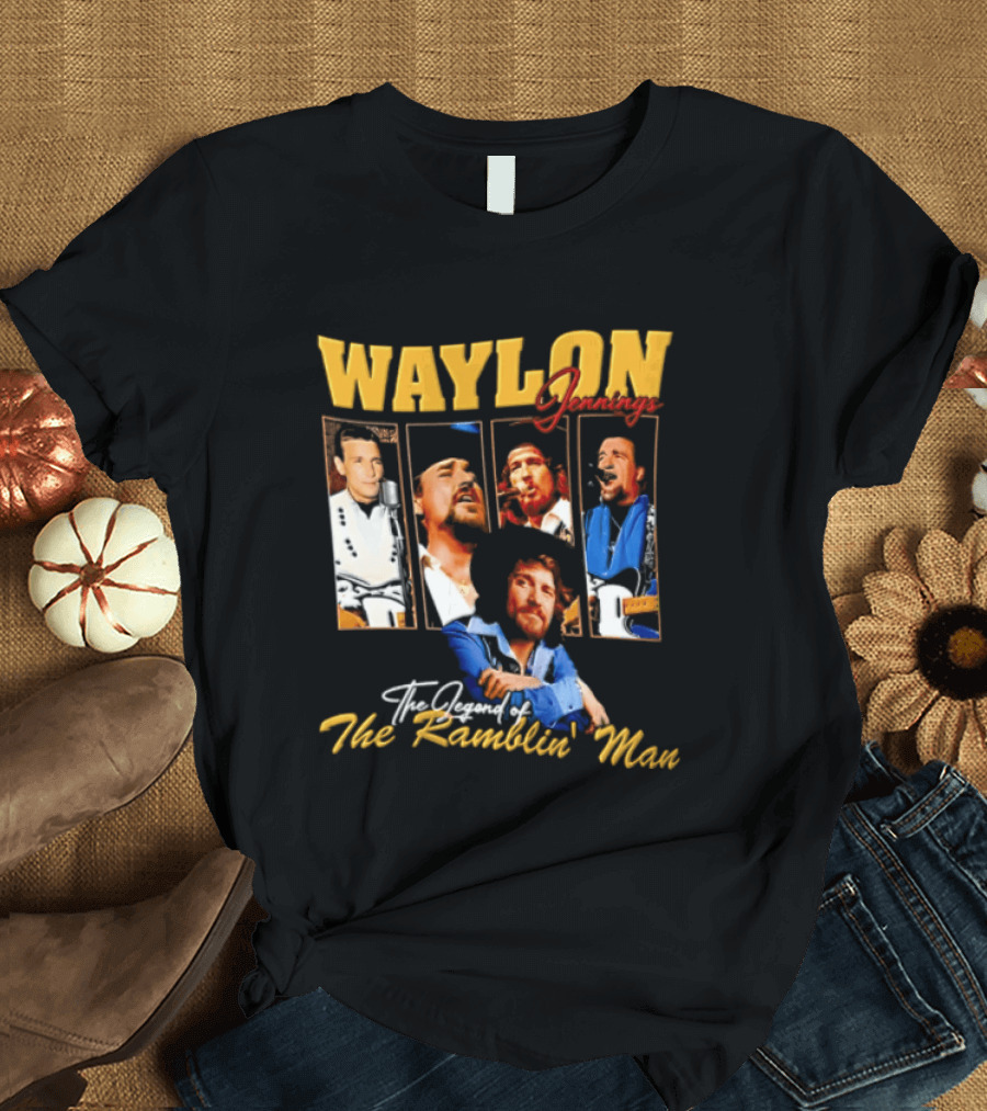 Waylon Jennings The Ramblin' Man T-Shirt