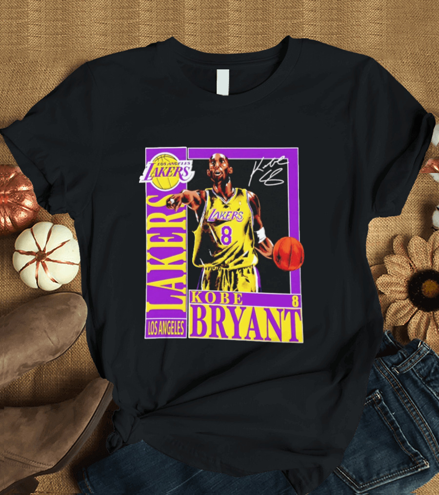 Los Angeles Lakers Kobe Bryant 8 NBA Basketball Legend T-Shirt