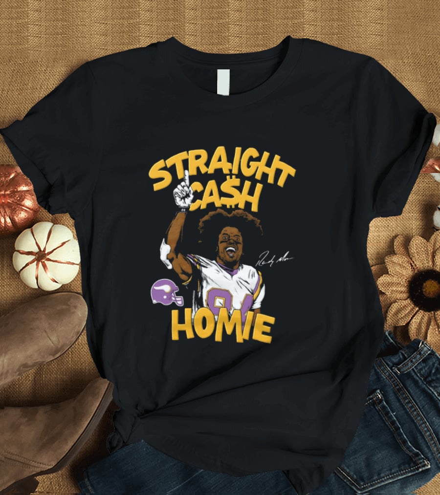 Straight Cash Homie Randy Moss Minnesota Vikings Football 84 NFL T-Shirt