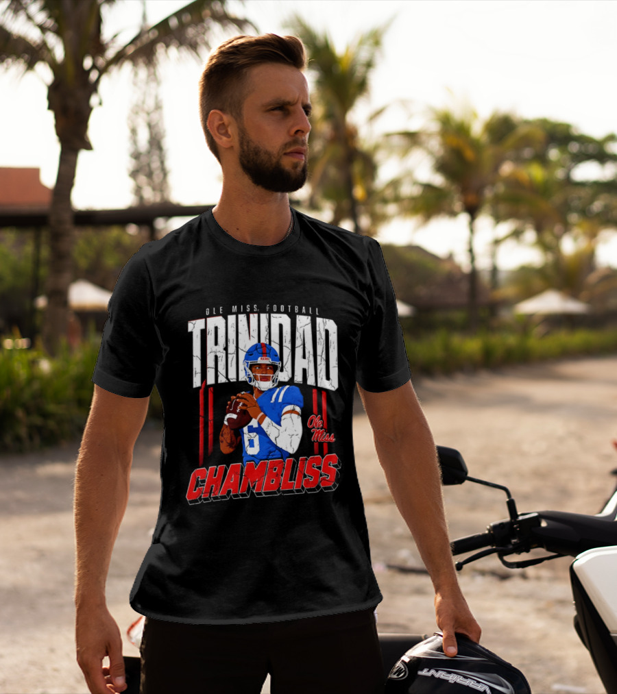 Ole Miss Football Trinidad Chambliss Rebels Player T-Shirt