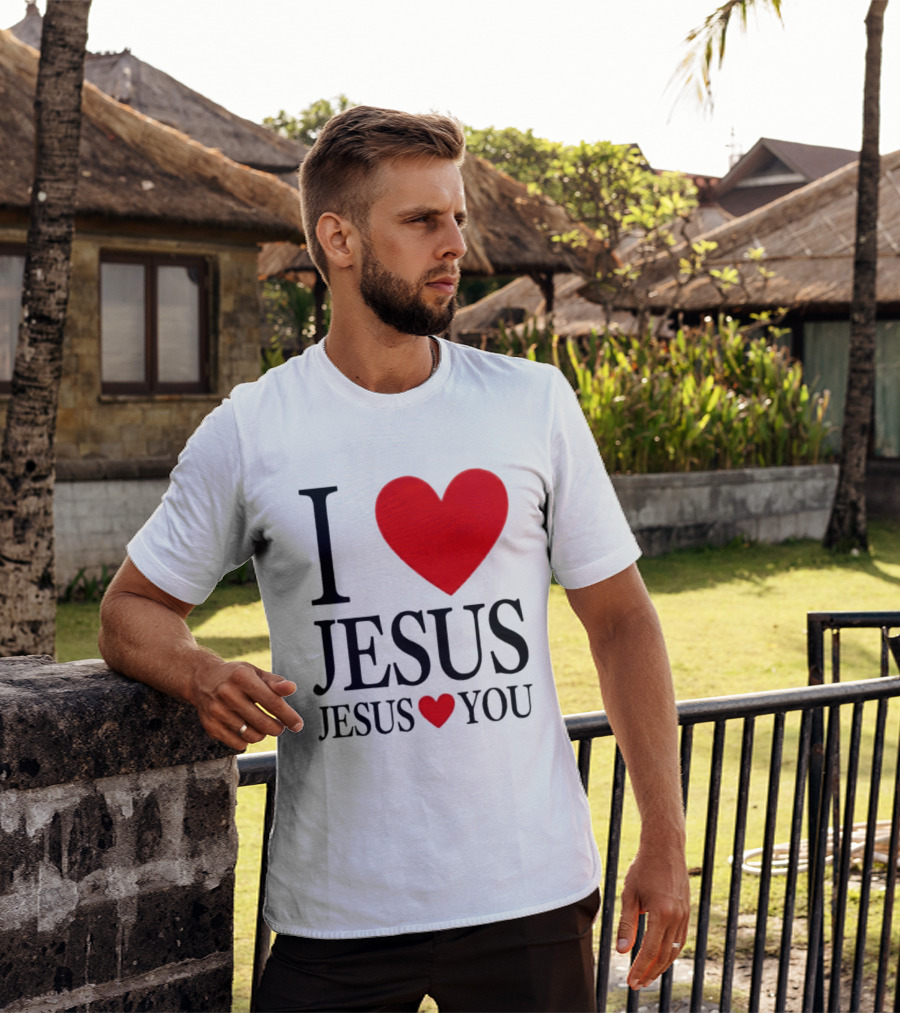 Cameron Dicker I Love Jesus Jesus Love You T-Shirt