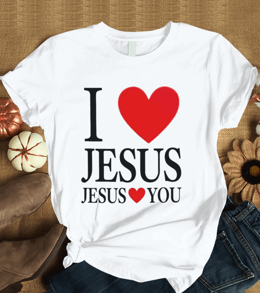 Cameron Dicker I Love Jesus Jesus Love You T-Shirt