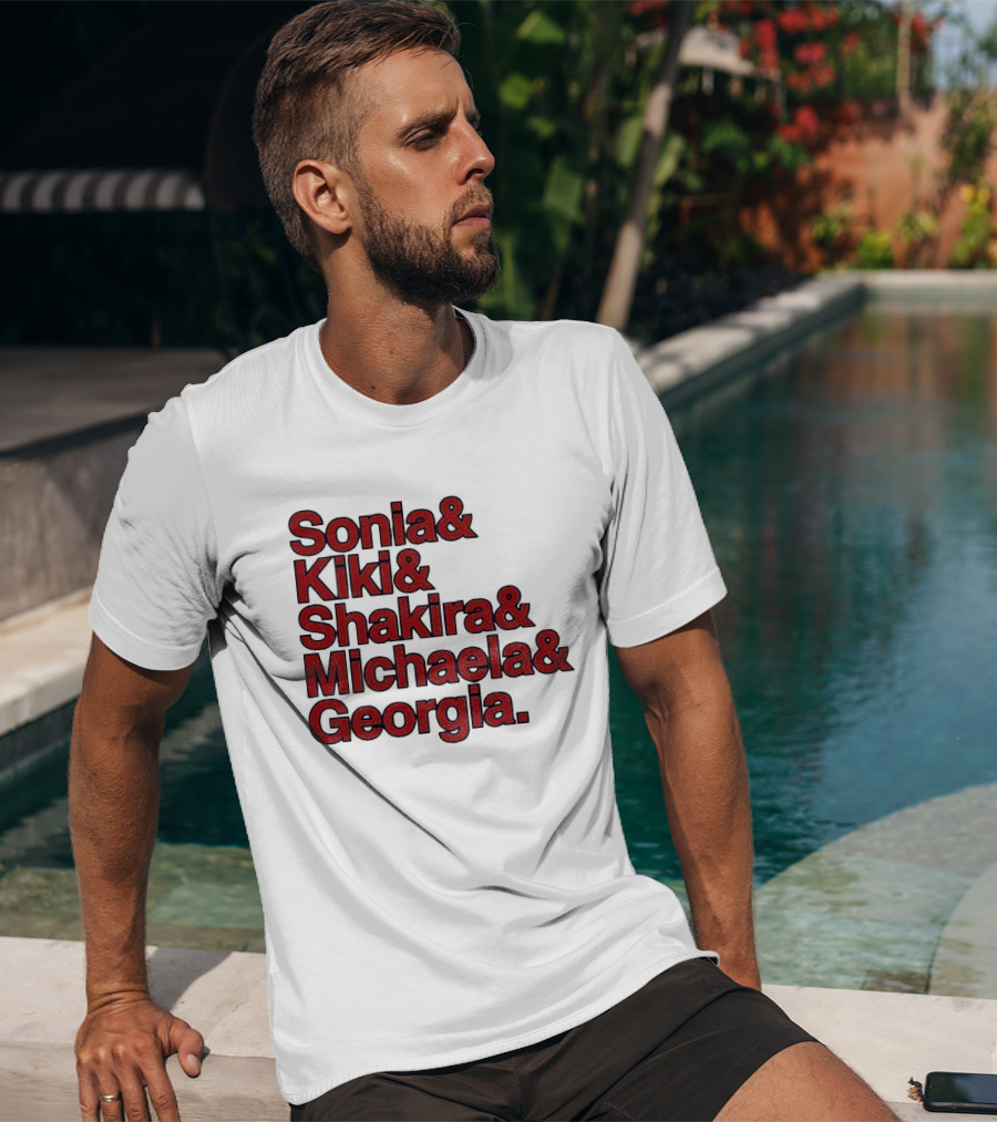 Washington Women's Basketball Sonia Kiki Shakira Michaela Georgia 2026 WNBA Ampersand Stars T-Shirt