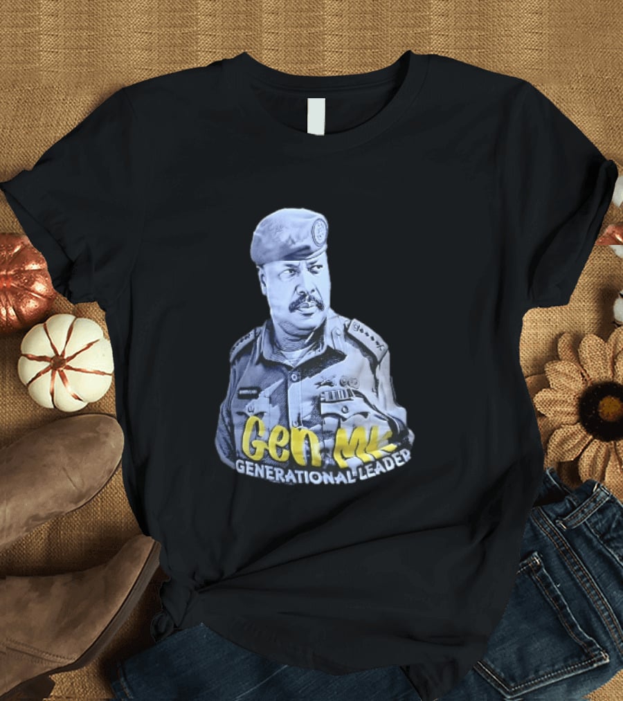 Gen MK Generational Leader Military Officer Beret Uniform T-Shirt