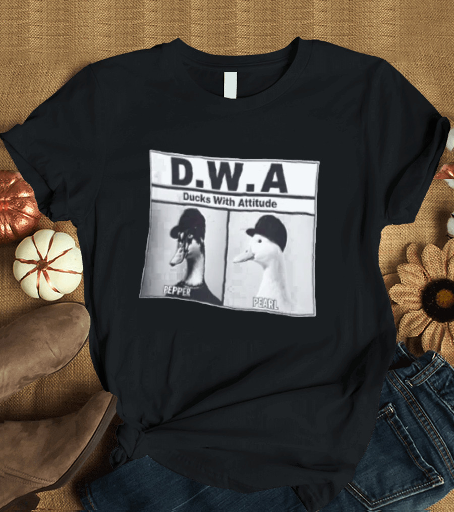 D.W.A Ducks With Attitude Pepper Pearl T-Shirt