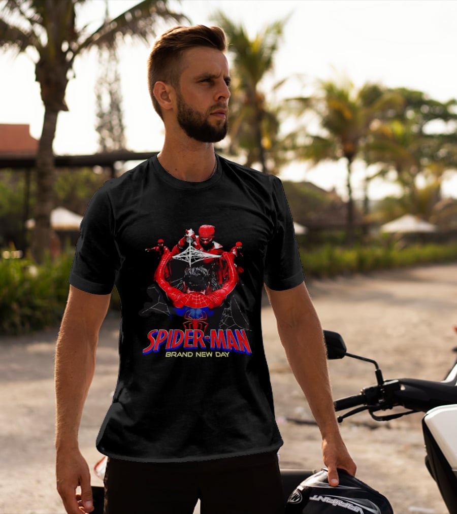 Spider Man Brand New Day Dynamic Heroic Encounter T-Shirt