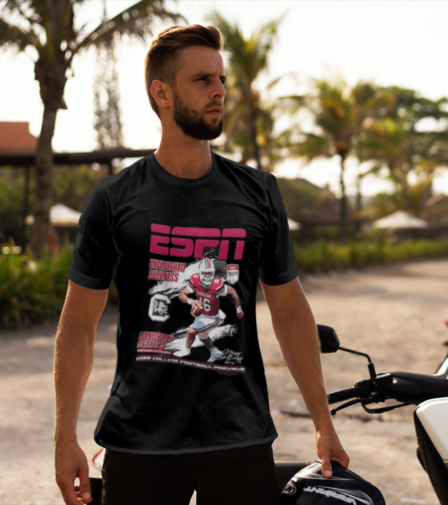 ESPN Unfinished Business LaNorris Sellers South Carolina 2026 College Football Review T-Shirt