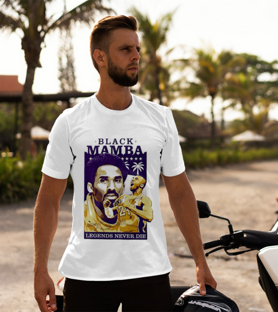 Kobe Bryant Black Mamba Legends Never Die Los Angeles Lakers 24 NBA Basketball T-Shirt