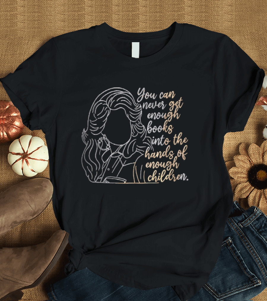 You Can Never Get Enough Books Into The Hands Of Children Faceless Woman Reading T-Shirt