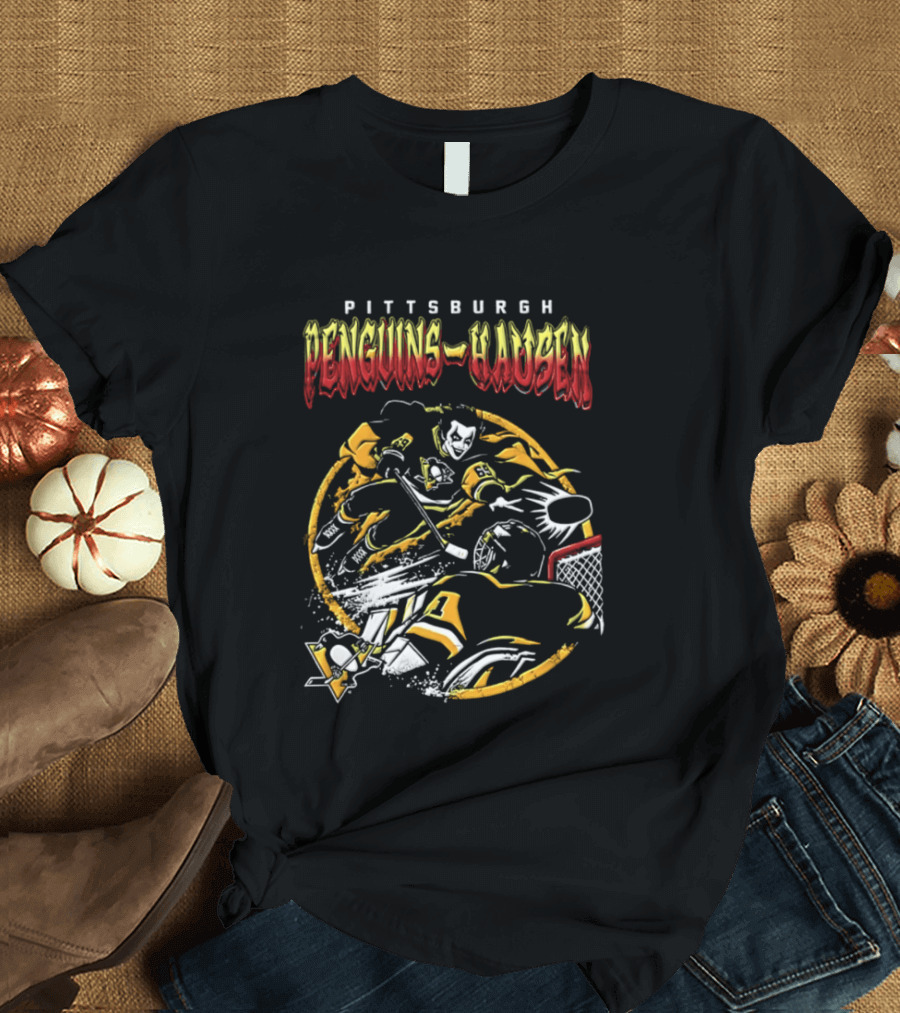 Pittsburgh Penguins Danhausen WWE Friday Night Hockey Crossover 2026 T-Shirt
