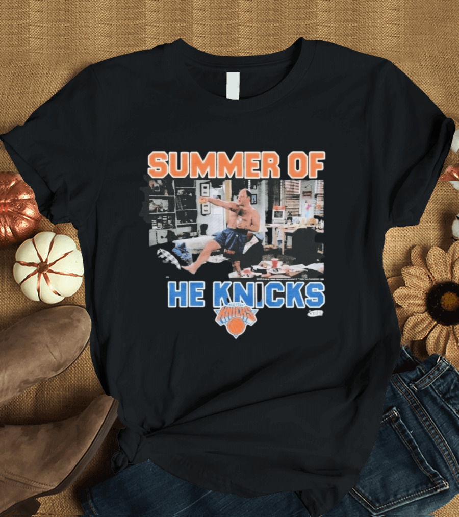 Summer Of He Knicks New York Basketball Fan Favorite 90s Nostalgia T-Shirt