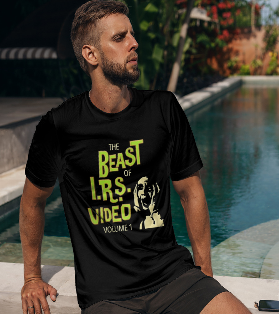 The Beast Of IRS Video Volume 1 Screaming Horror Face T-Shirt