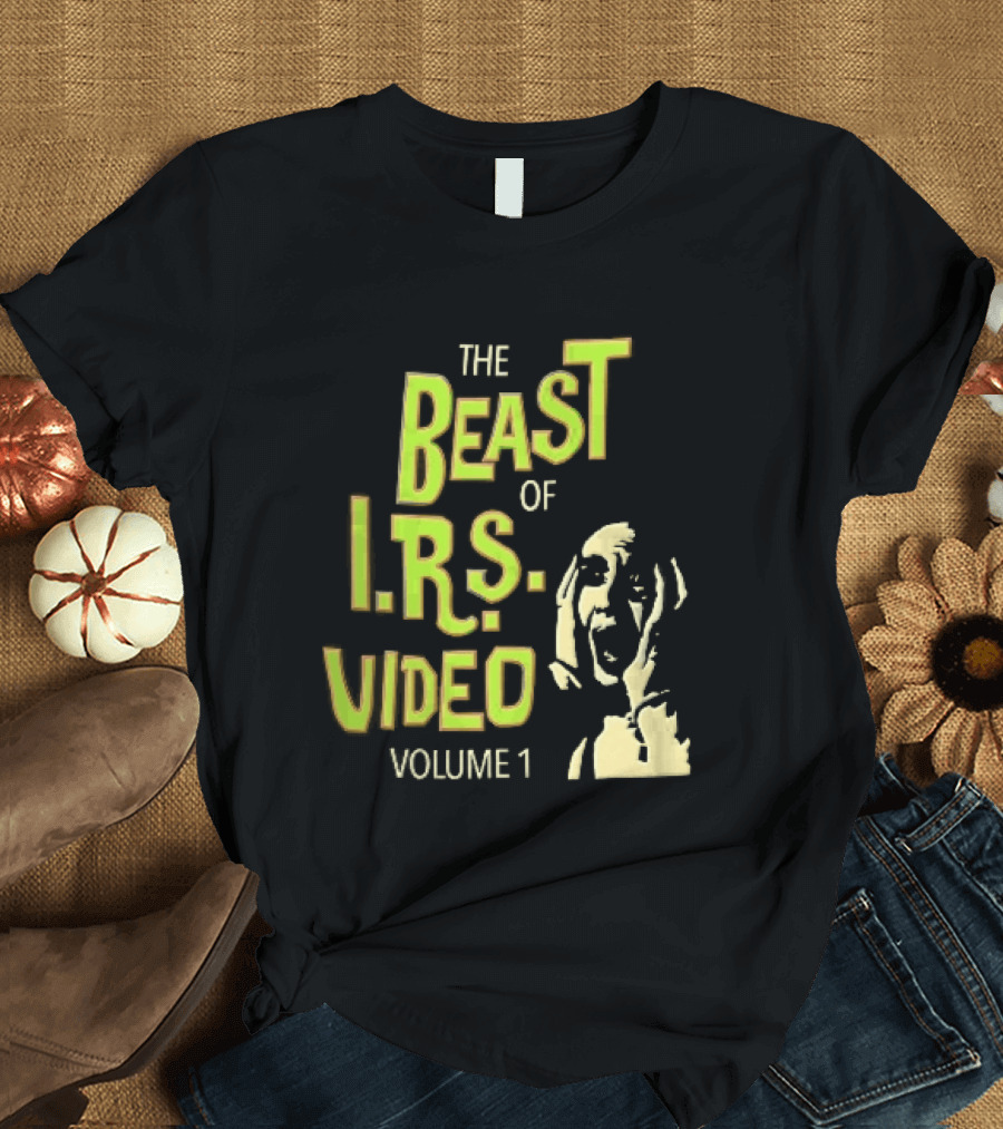 The Beast Of IRS Video Volume 1 Screaming Horror Face T-Shirt
