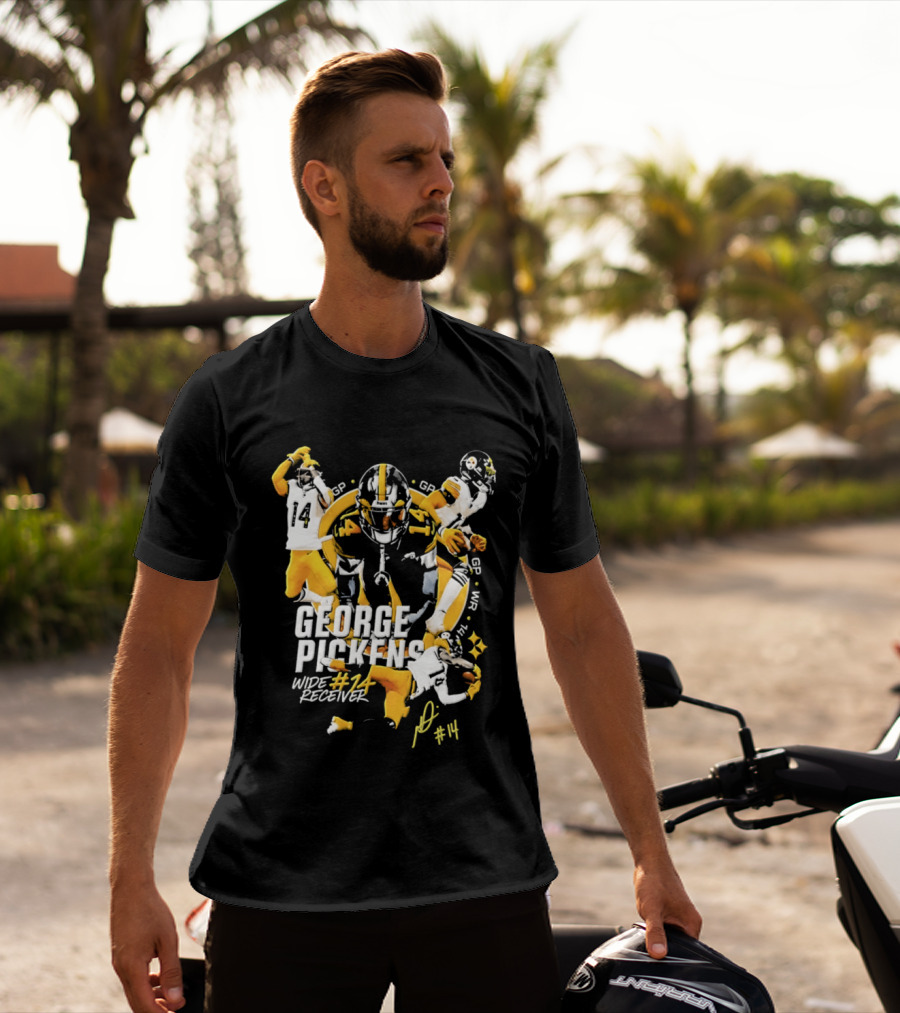 George Pickens Wide Receiver #14 Pittsburgh Steelers Football #14 T-Shirt