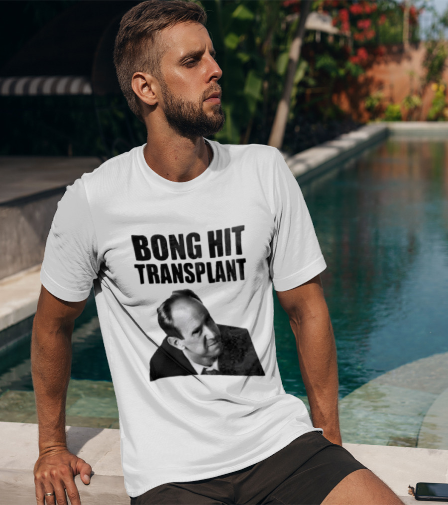 Bong Hit Transplant Joseph Morse Black And White Image T-Shirt