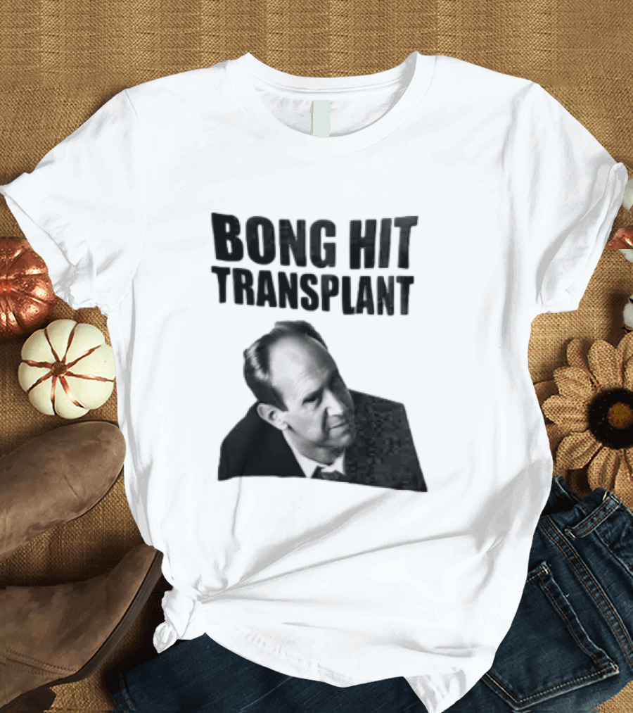 Bong Hit Transplant Joseph Morse Black And White Image T-Shirt