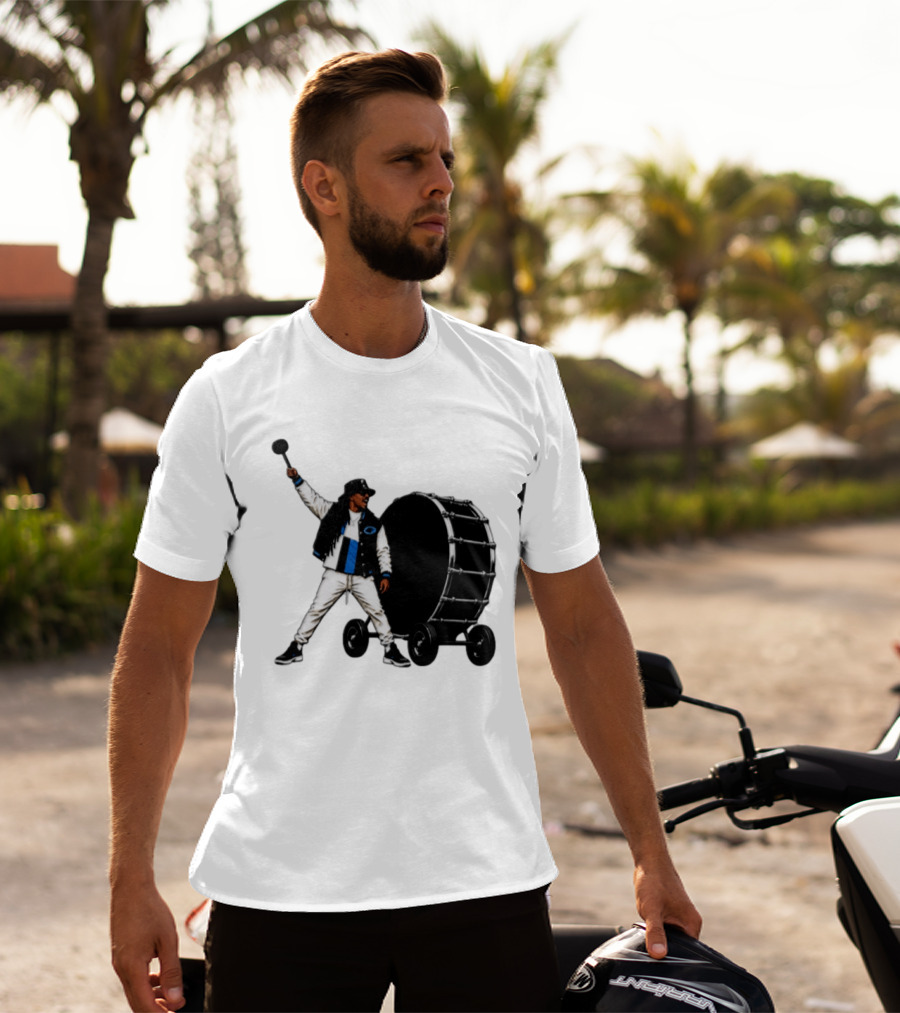 Carolina Panthers For The Culture Drummer Marching Band Fan Gear T-Shirt