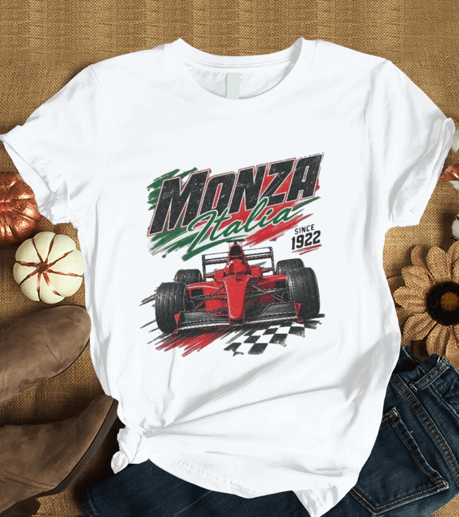 Monza Italia Racing Since 1922 Formula Car T-Shirt