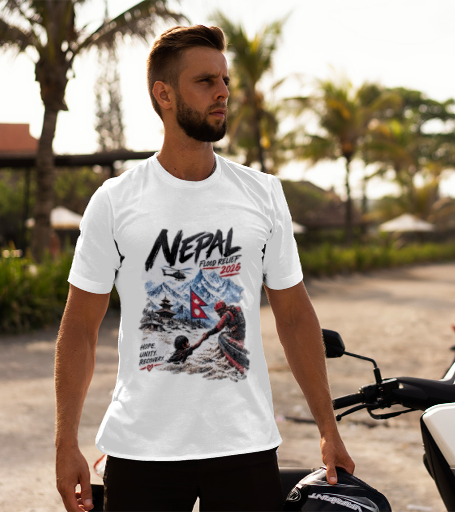 Nepal Flood Relief 2026 Hope Unity Recovery Stand With Nepal Strong T-Shirt