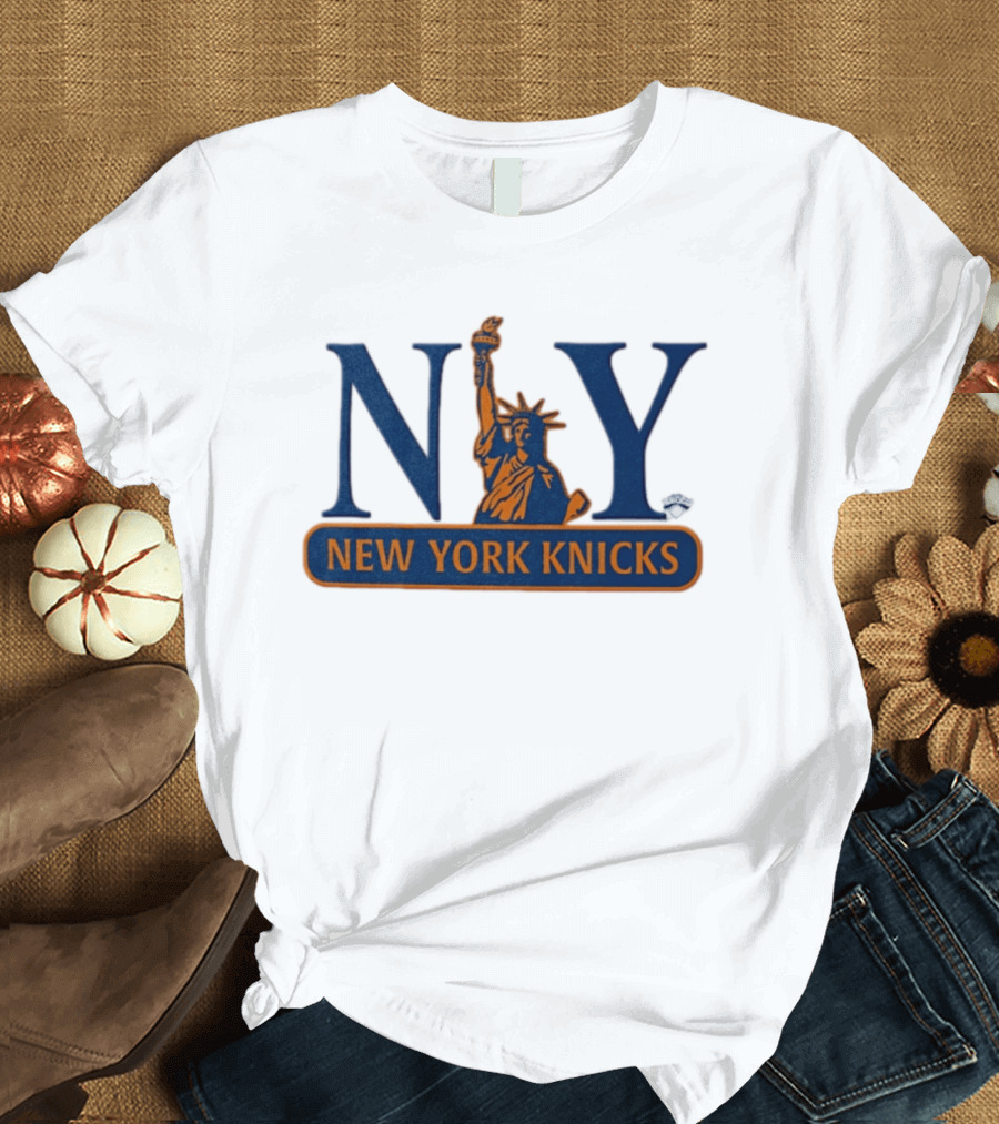 New York Knicks NY Statue Of Liberty T-Shirt
