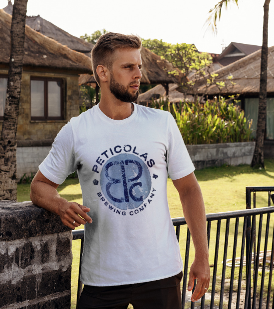 Peticolas Brewing Company PBC Distressed Monogram 2010 T-Shirt
