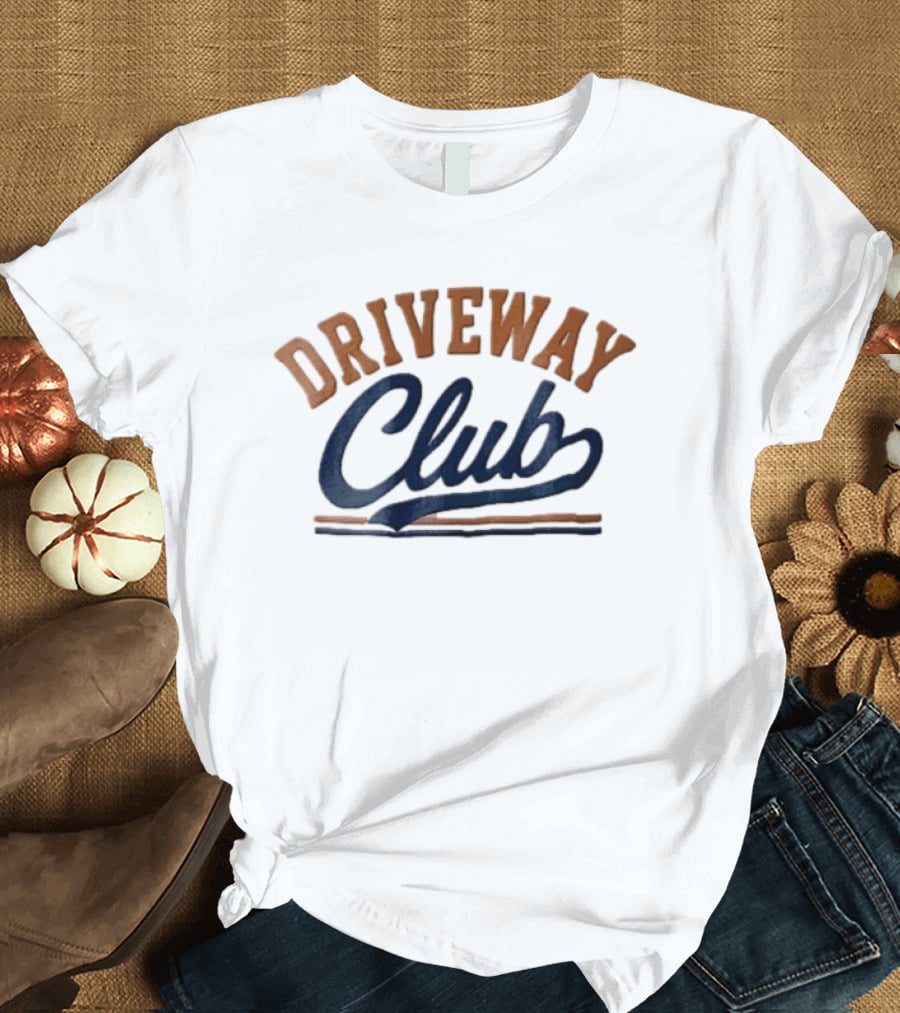 Driveway Club Vintage Script T-Shirt