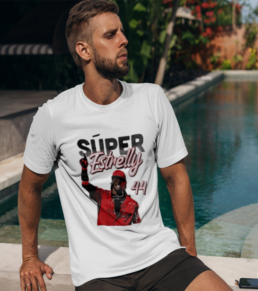 Elly De La Cruz Súper Estrelly 44 Cincinnati Reds T-Shirt