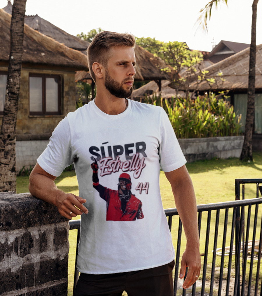 Elly De La Cruz Súper Estrelly 44 Cincinnati Reds T-Shirt